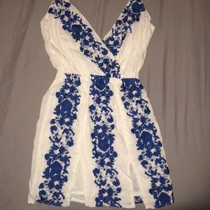 Mura boutique “Holland Dress” white/blue
